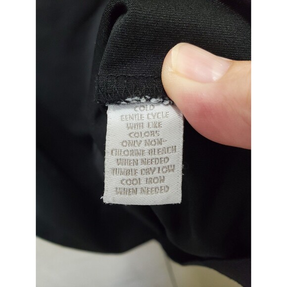 Charter Club Black Scuba Knit Spaghetti Strap Tank Top Size Large - Picture 4 of 4